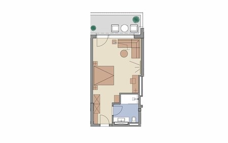Floor plan Rotspitz room